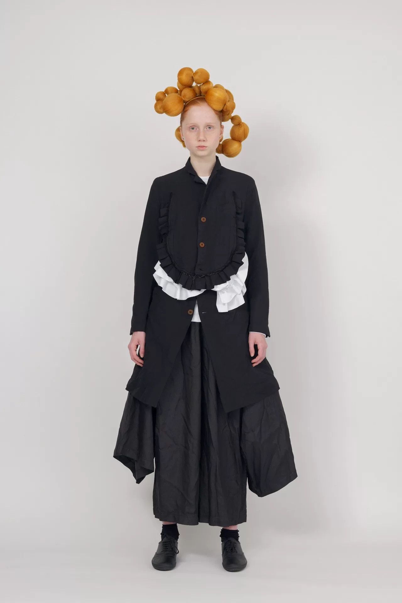Comme des Garcons Commes des Garçons Long Black Coat Size M / US 6-8 / IT 42-44 - 3 Thumbnail