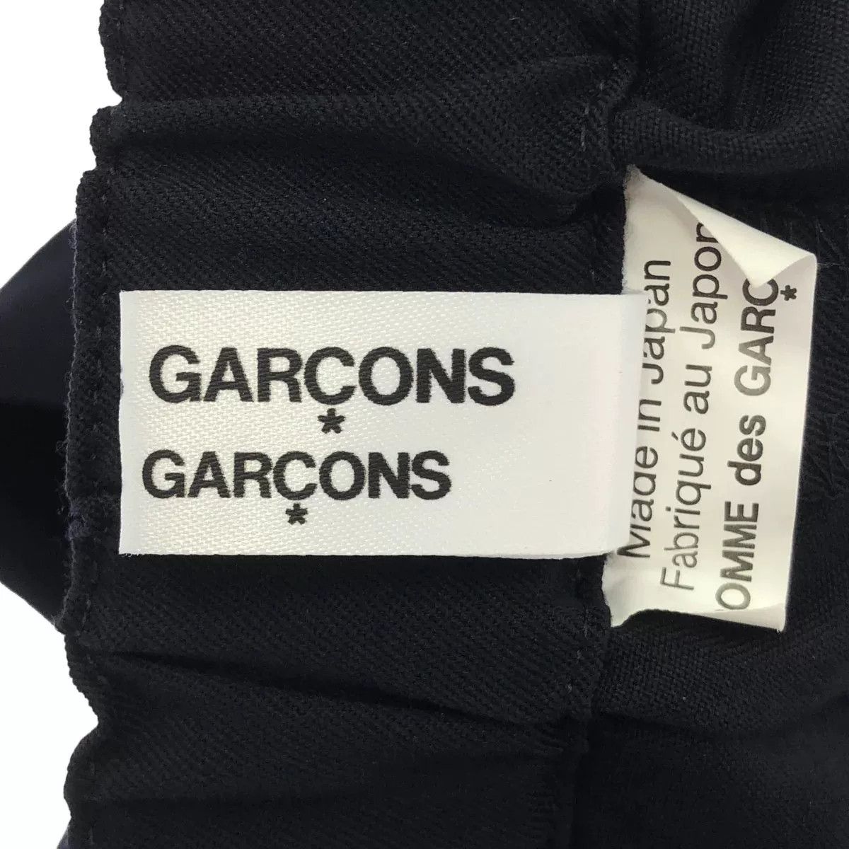 Comme des Garcons Comme des Garcons Navy Wool Trousers Size US 28 / EU 44 - 6 Thumbnail