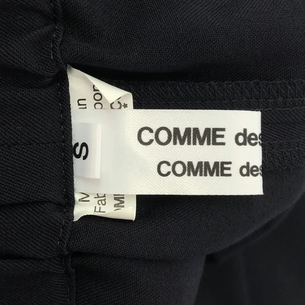 Comme des Garcons Comme des Garcons Navy Wool Trousers Size US 28 / EU 44 - 5 Thumbnail