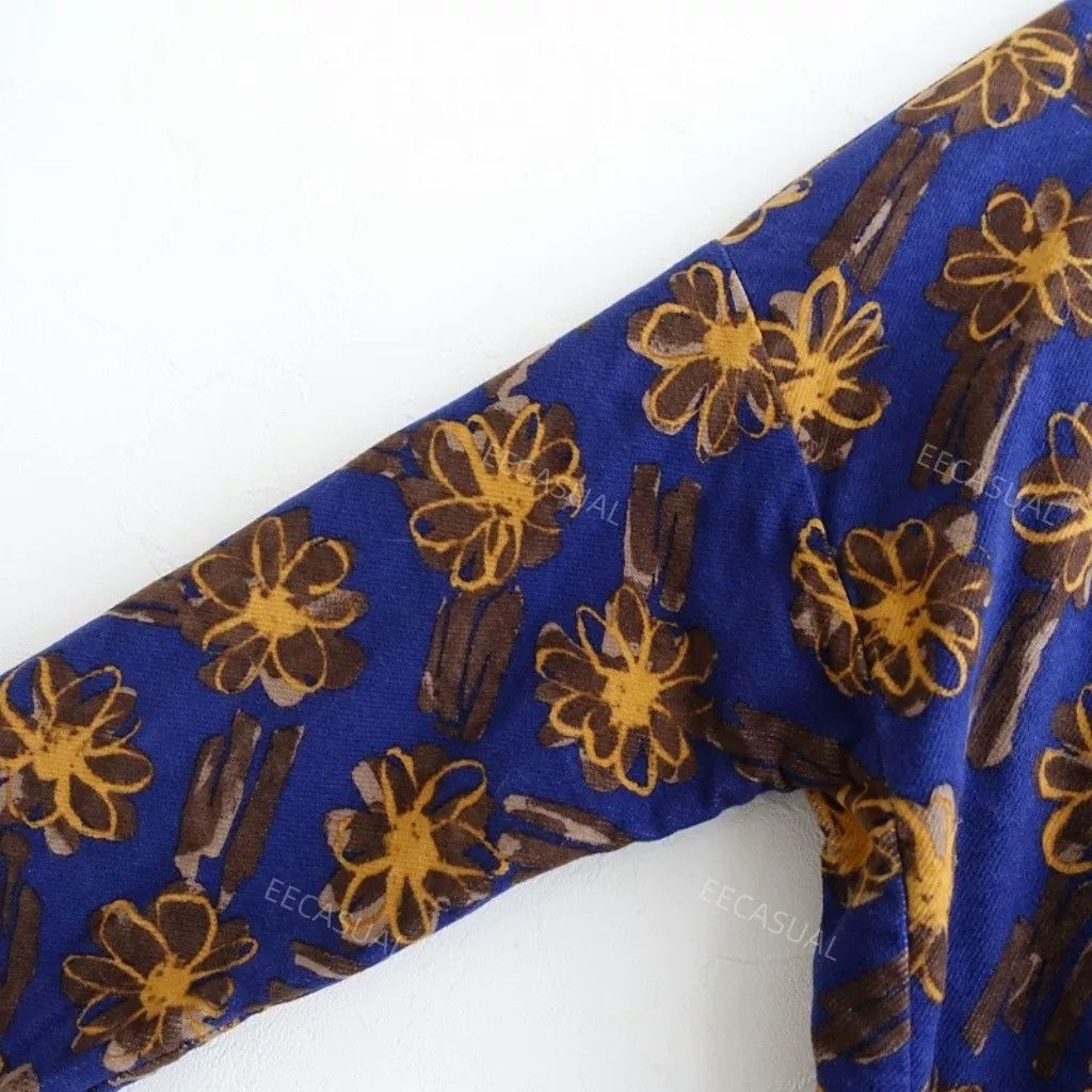 45rpm Floral Corduroy Pullover Top Size XS / US 0-2 / IT 36-38 - 5 Thumbnail