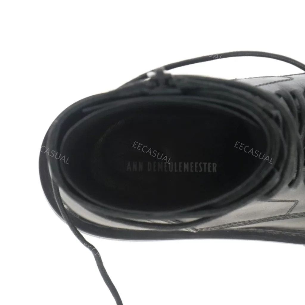 Ann Demeulemeester ANN DEMEULEMEESTER Black Ankle Boots Size US 8 / IT 38 - 7 Thumbnail