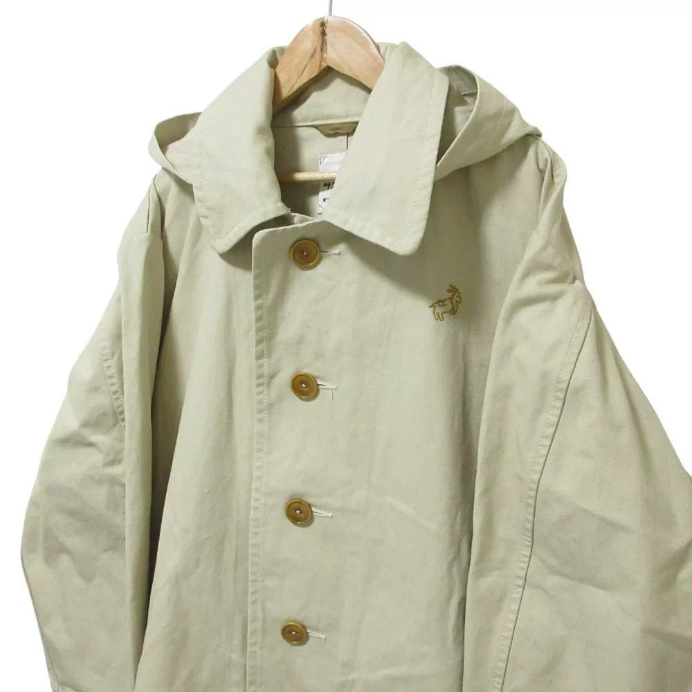 45rpm Beige Long Hooded Coat for Women Size L / US 10 / IT 46 - 3 Thumbnail