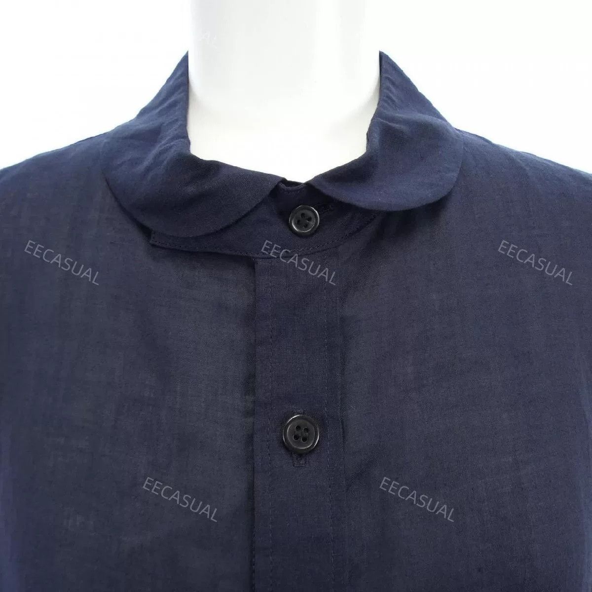 Y's Y's Navy Blue Short Sleeve Shirt Size US M / EU 48-50 / 2 - 3 Thumbnail