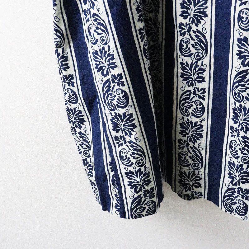 45rpm Blue Dyed Floral Long Dress Size M / US 6-8 / IT 42-44 - 7 Thumbnail