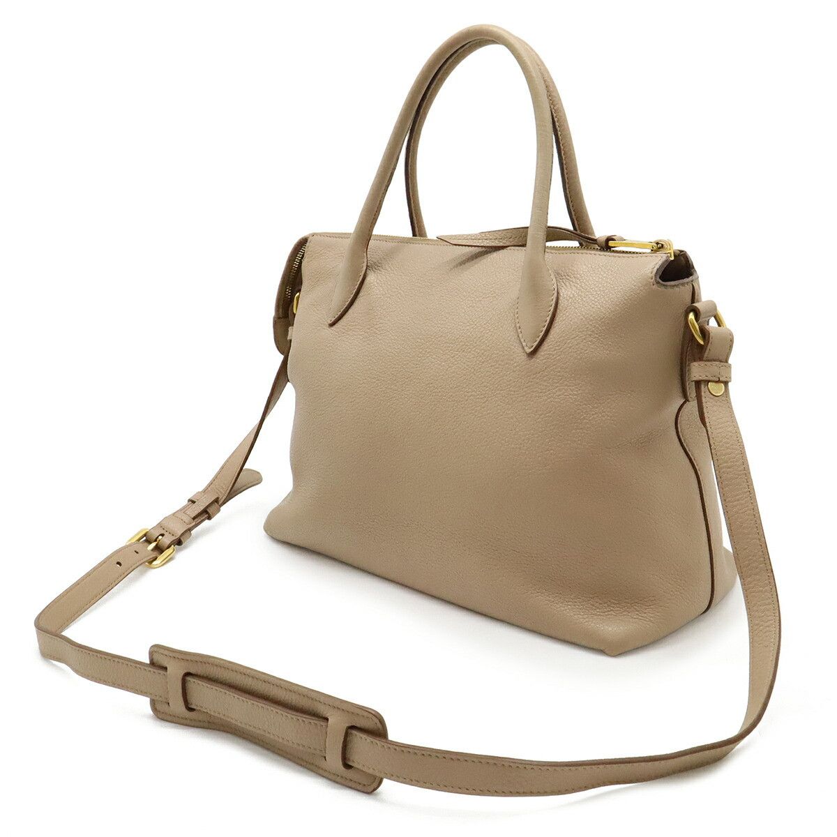 Prada Prada Prada VIT.DAINO 2way Handbag Leather Shoulder Bag 1BA157 DUTY FREE for USA Size ONE SIZE - 2 Thumbnail
