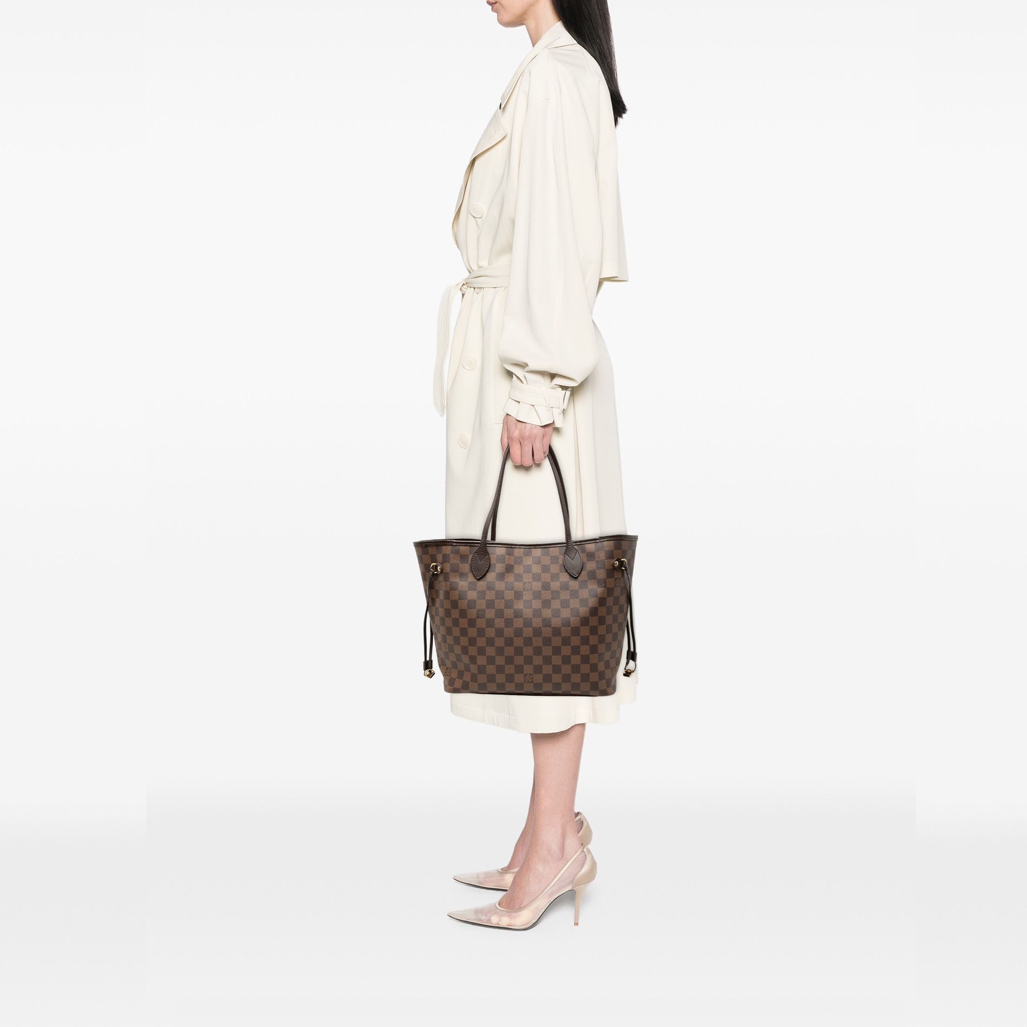 Louis Vuitton Louis Vuitton Damier Ebene Neverfull MM Size ONE SIZE - 8 Thumbnail