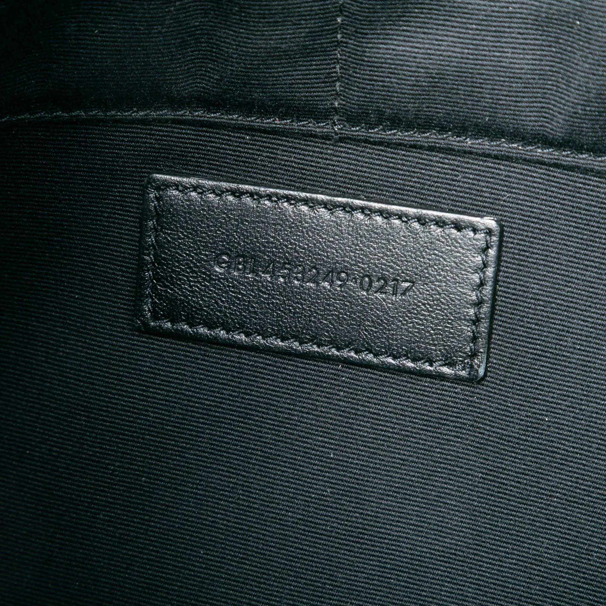 Yves Saint Laurent Yves Saint Laurent Croc Embossed Leather Monogram Document Holder Size ONE SIZE - 6 Thumbnail