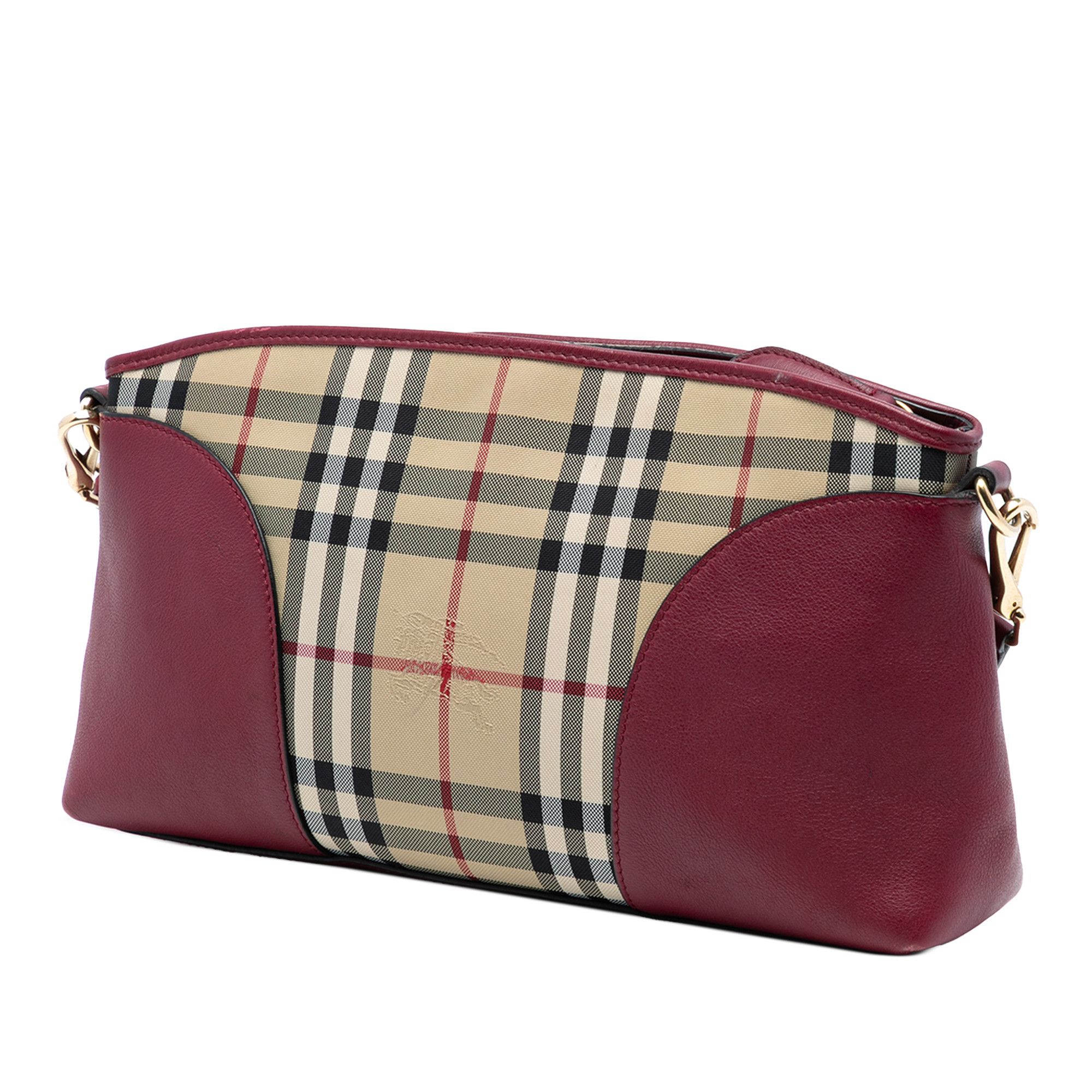 Burberry Burberry Haymarket Check Coated Canvas Chichester Crossbody Size ONE SIZE - 2 Thumbnail
