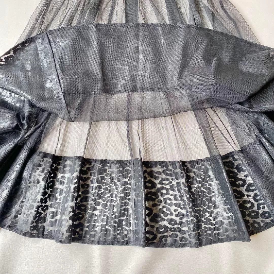 Noir Kei Ninomiya Sheer Leopard Print Maxi Dress Size XL / US 12-14 / IT 48-50 - 8 Thumbnail