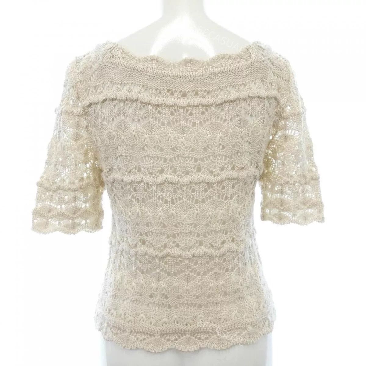 Other Beige Mame Kurogouchi Knit Top Size S / US 4 / IT 40 - 2 Thumbnail
