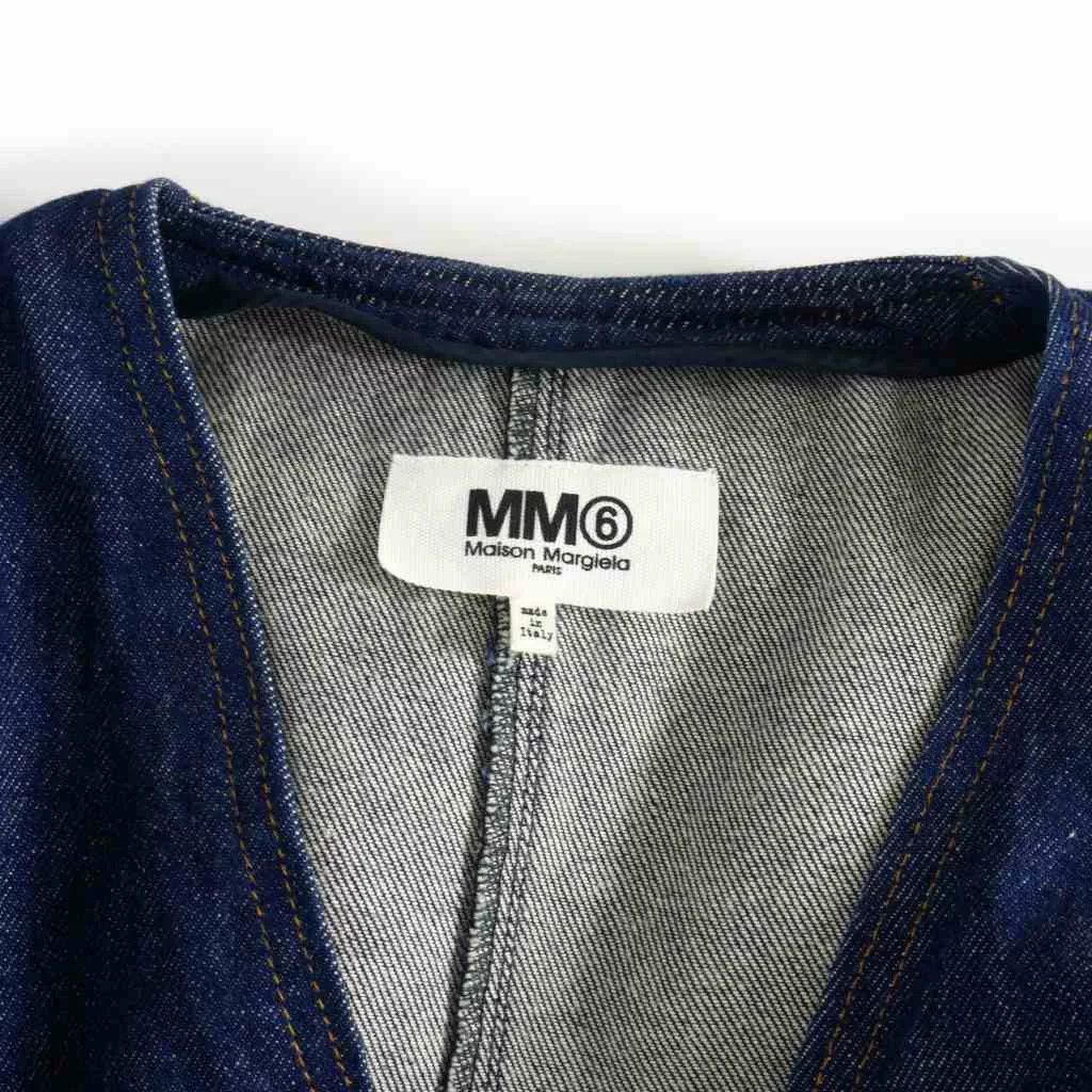 MM6 MM6 Maison Margiela Denim V-Neck Top Size XS / US 0-2 / IT 36-38 - 7 Thumbnail
