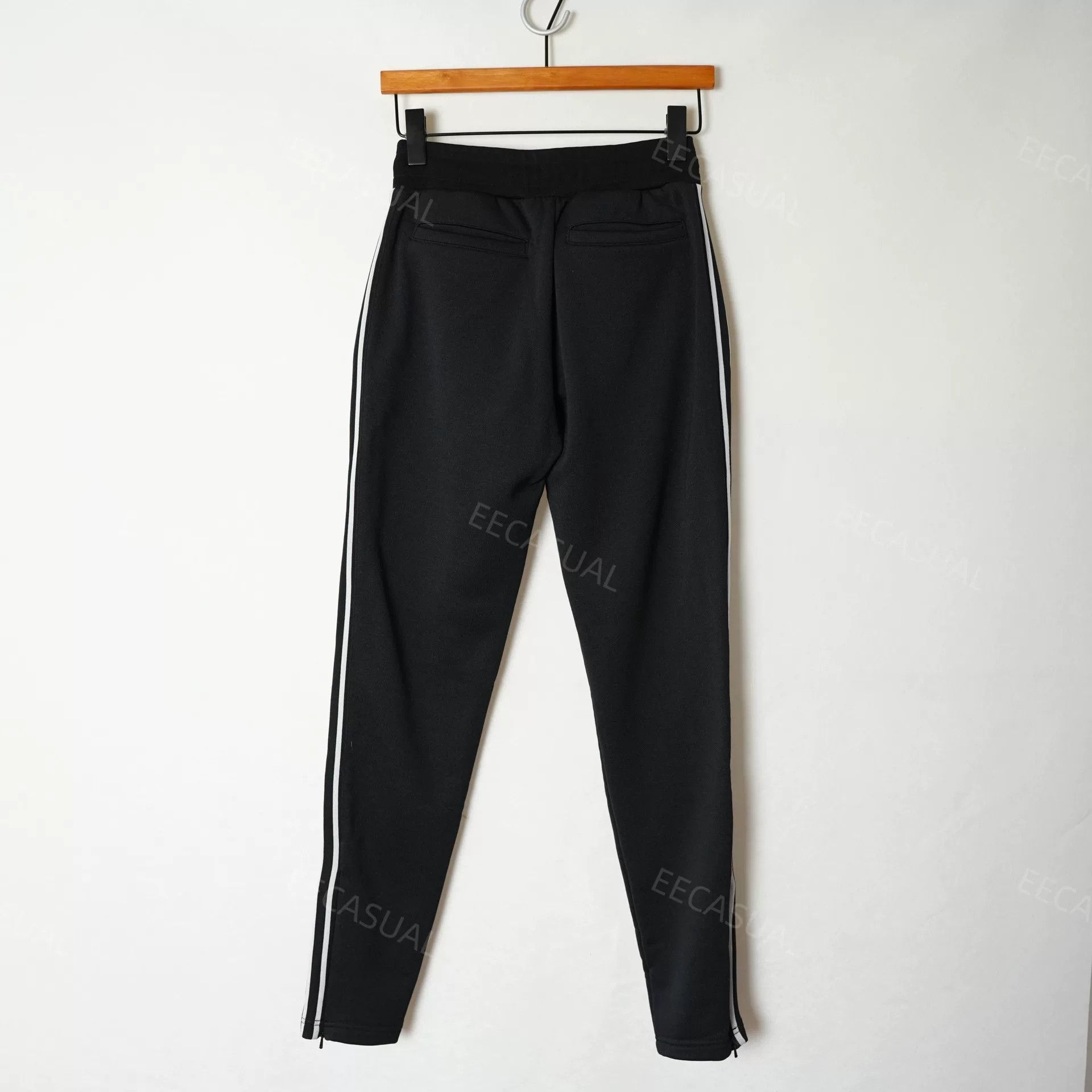 X-Girl Black Logo Jogger Pants with Zippers Size 25" / US 0 / IT 36 - 2 Thumbnail
