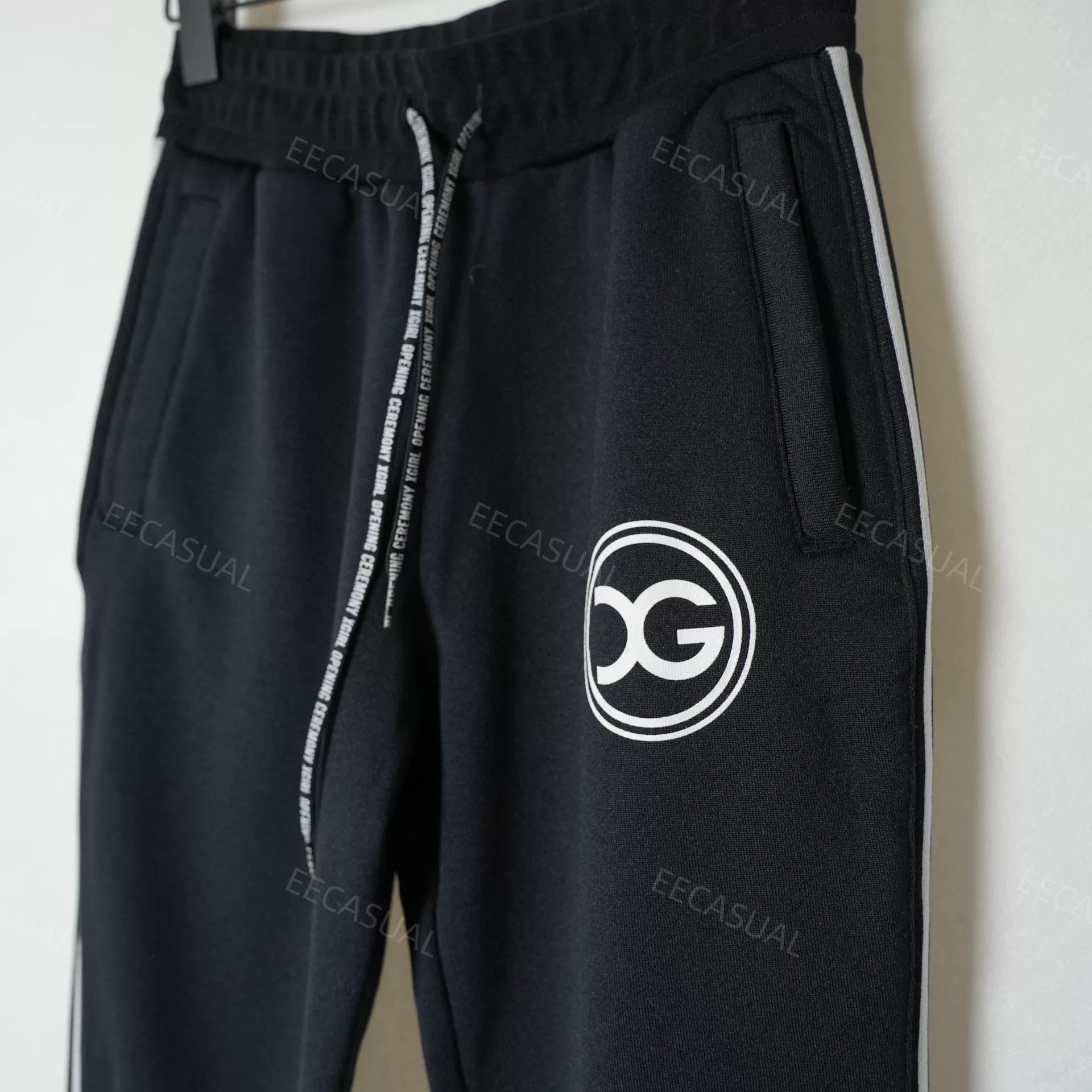 X-Girl Black Logo Jogger Pants with Zippers Size 25" / US 0 / IT 36 - 7 Thumbnail