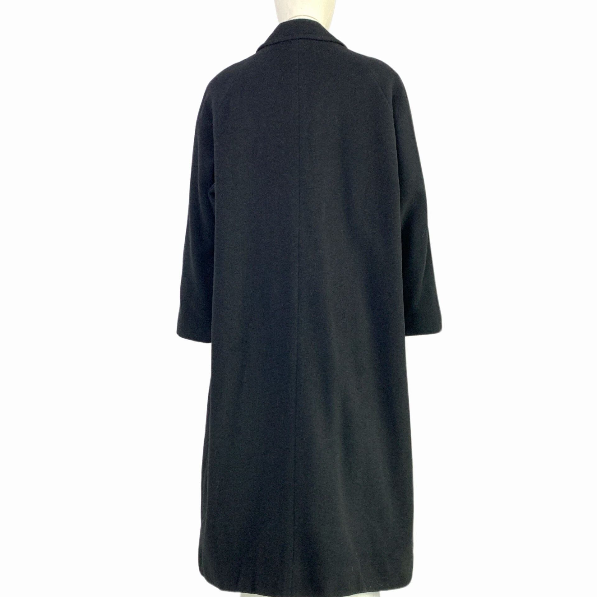 Other Black Cashmere Overcoat with Collar Size L / US 10 / IT 46 - 2 Thumbnail