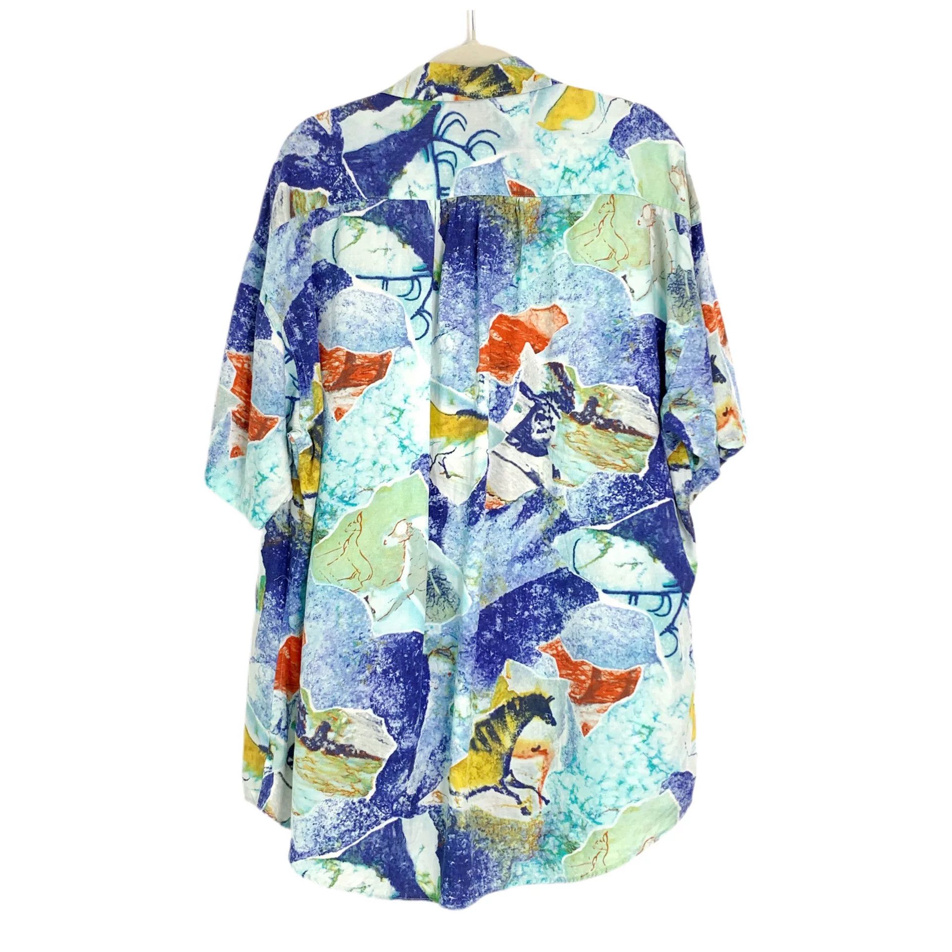 Yohji Yamamoto Yohji Yamamoto Cuban Collar Shirt Size US M / EU 48-50 / 2 - 2 Thumbnail