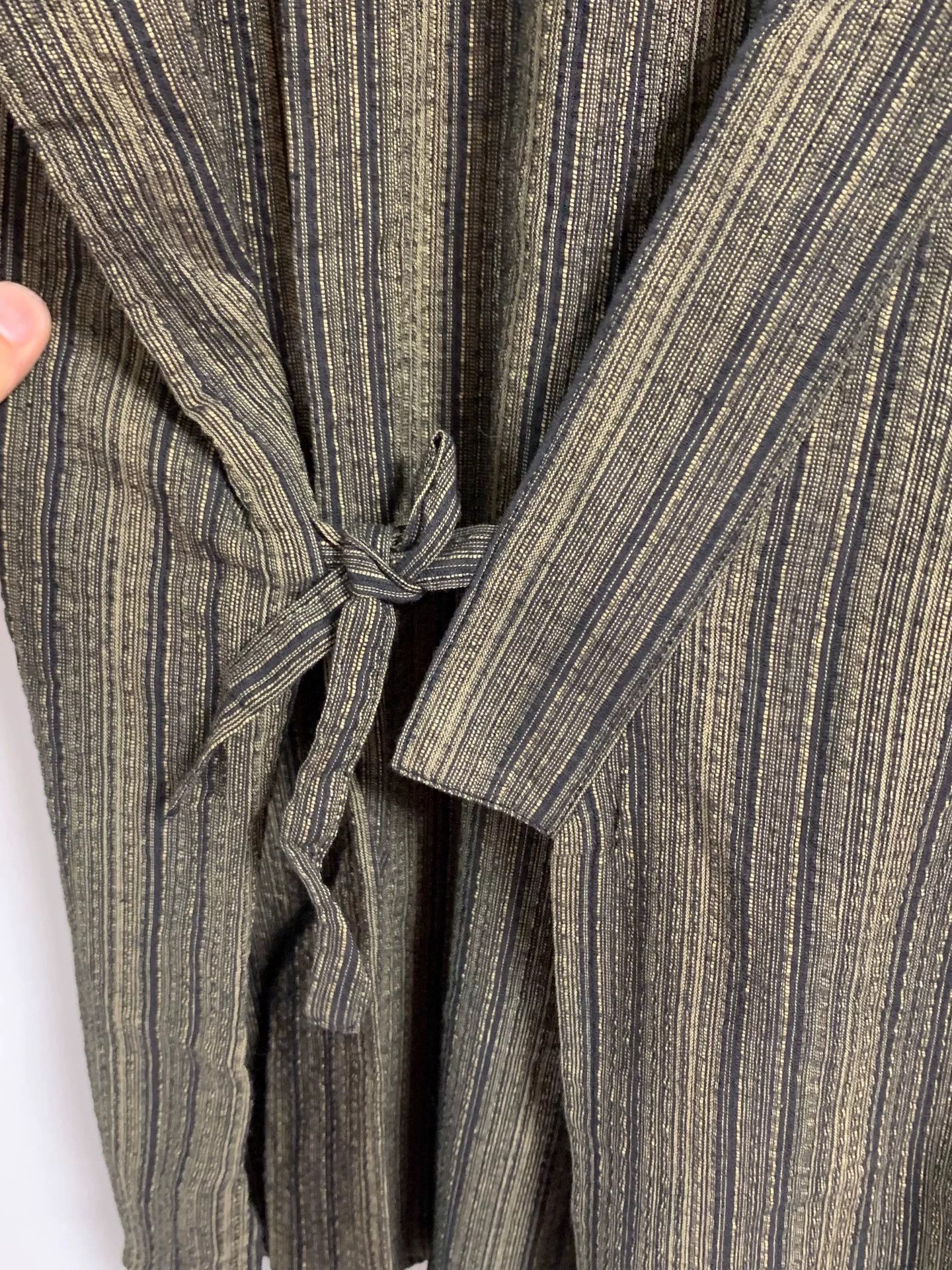Gianni Valentino Gianni Valentino Kimono Top - Striped Design Size US M / EU 48-50 / 2 - 5 Thumbnail