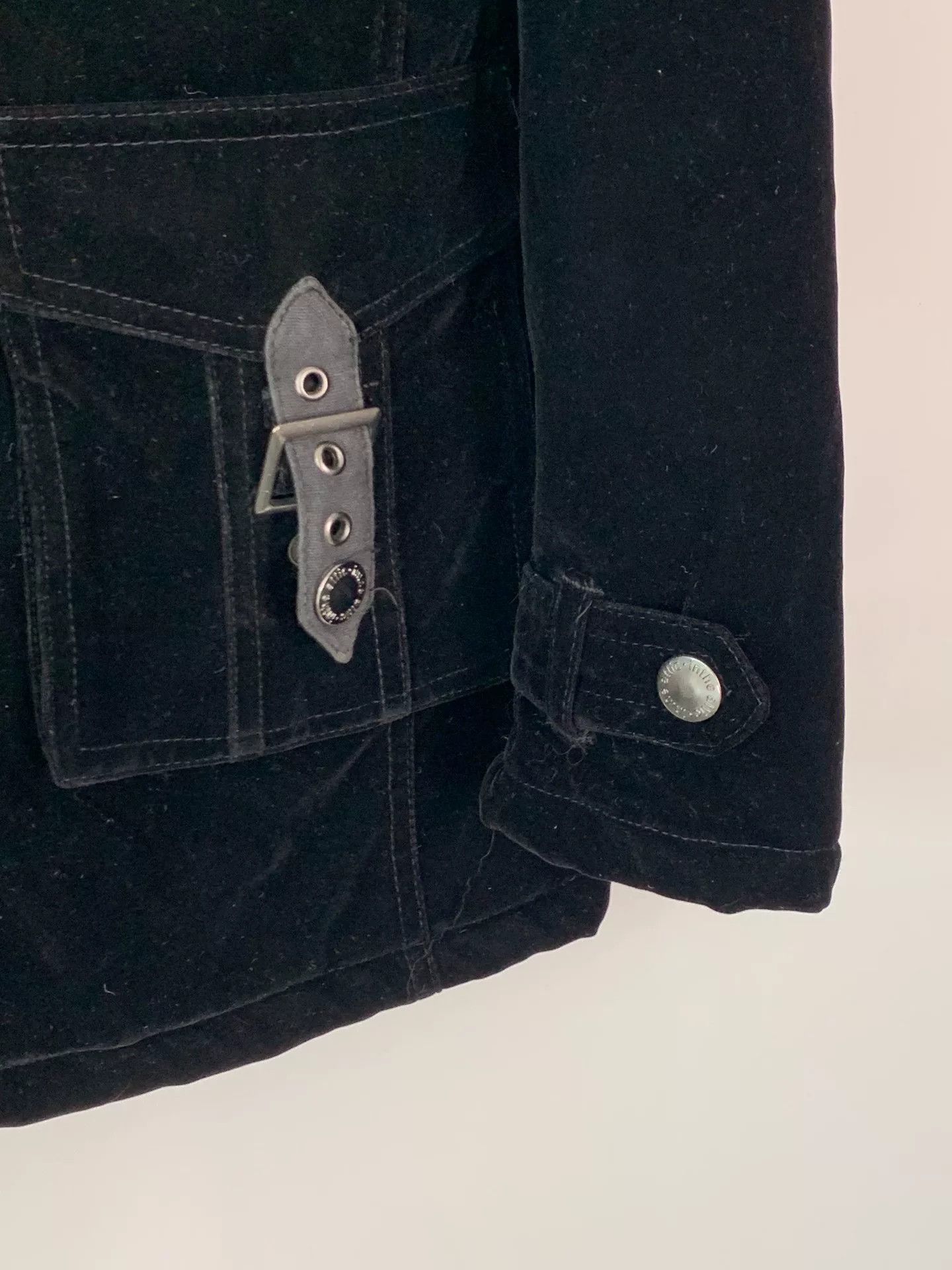 In The Attic Velvet Lobster Clasp Jacket Outerwear Size US M / EU 48-50 / 2 - 4 Thumbnail