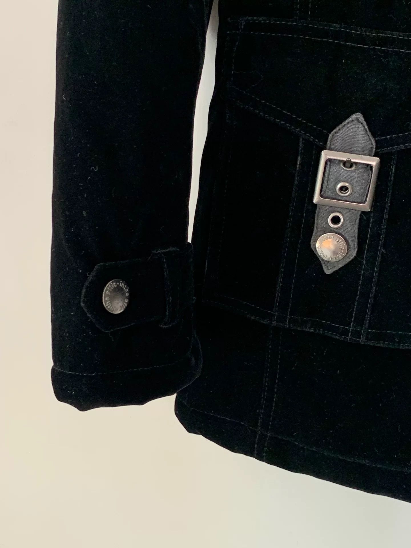 In The Attic Velvet Lobster Clasp Jacket Outerwear Size US M / EU 48-50 / 2 - 7 Thumbnail