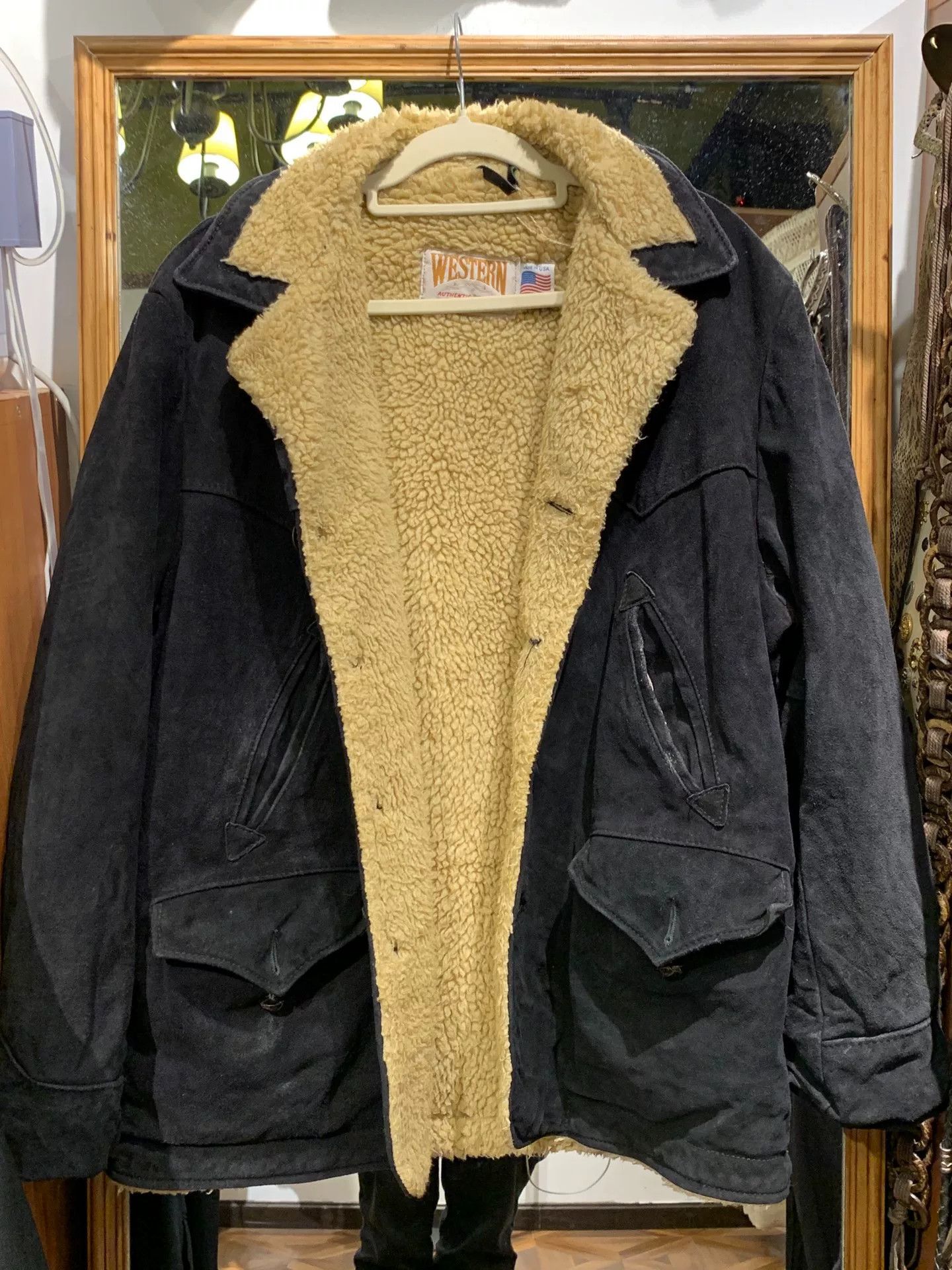 Schott Schott Farm Owner Leather Shearling Jacket Size US XS / EU 42 / 0 - 2 Thumbnail