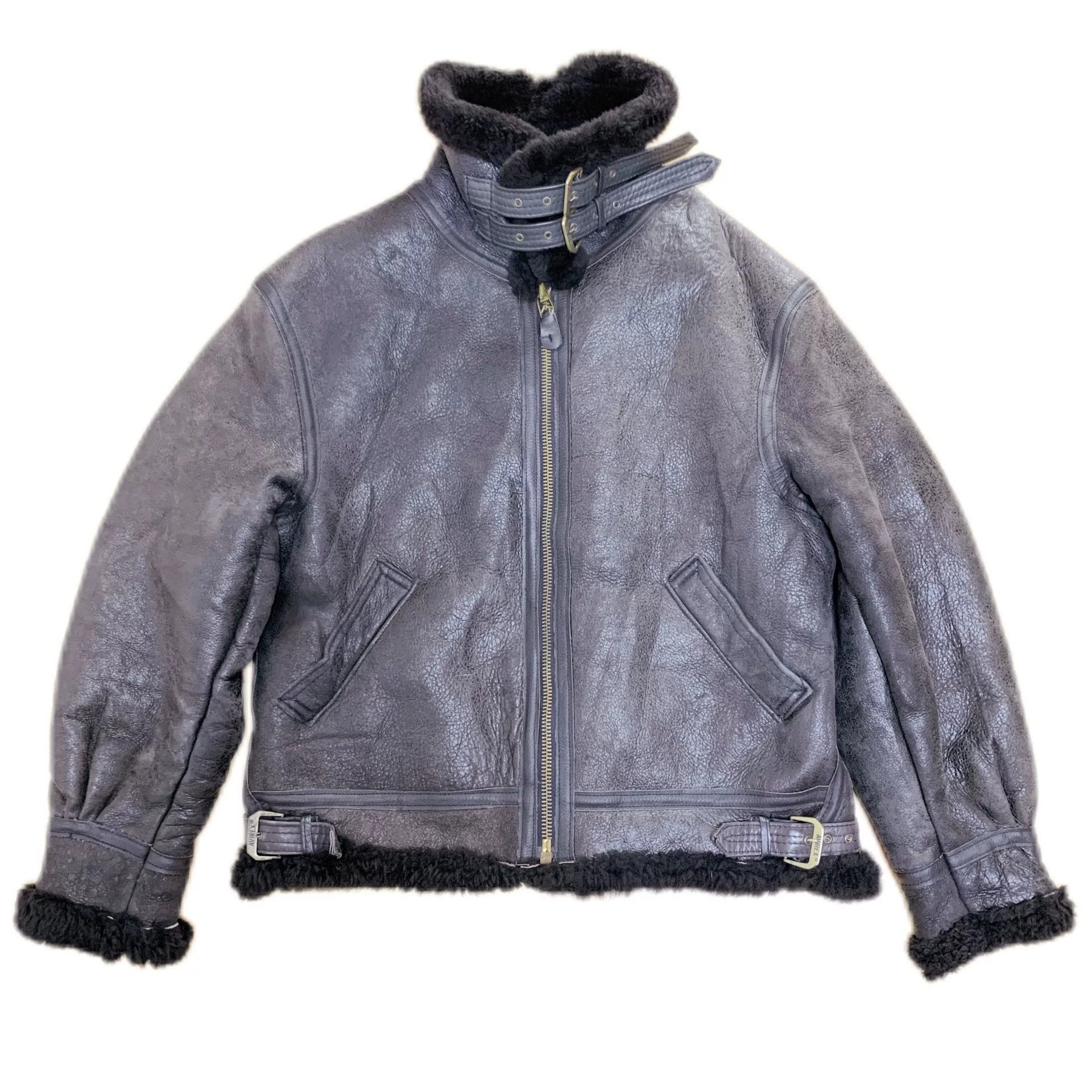 Avirex Avirex B3 Sheepskin Flight Jacket Size US XS / EU 42 / 0 - 2 Thumbnail