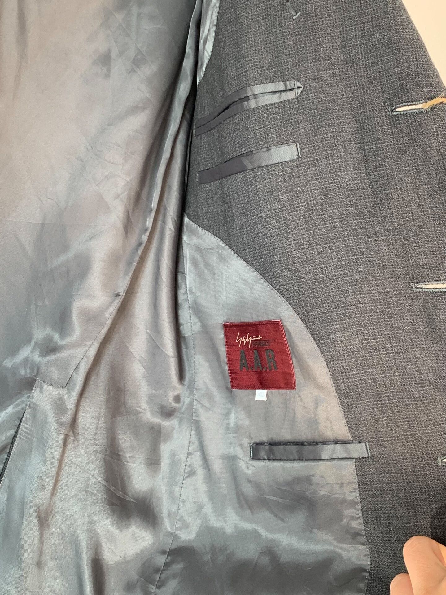 Yohji Yamamoto Yohji Yamamoto Men's Suit Jacket Size US M / EU 48-50 / 2 - 6 Thumbnail