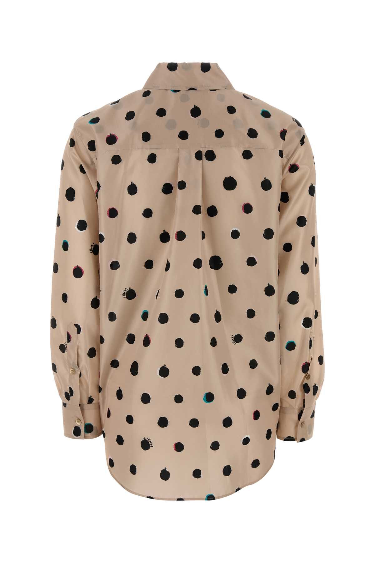 Fendi Printed Taffeta Shirt Size M / US 6-8 / IT 42-44 - 2 Thumbnail