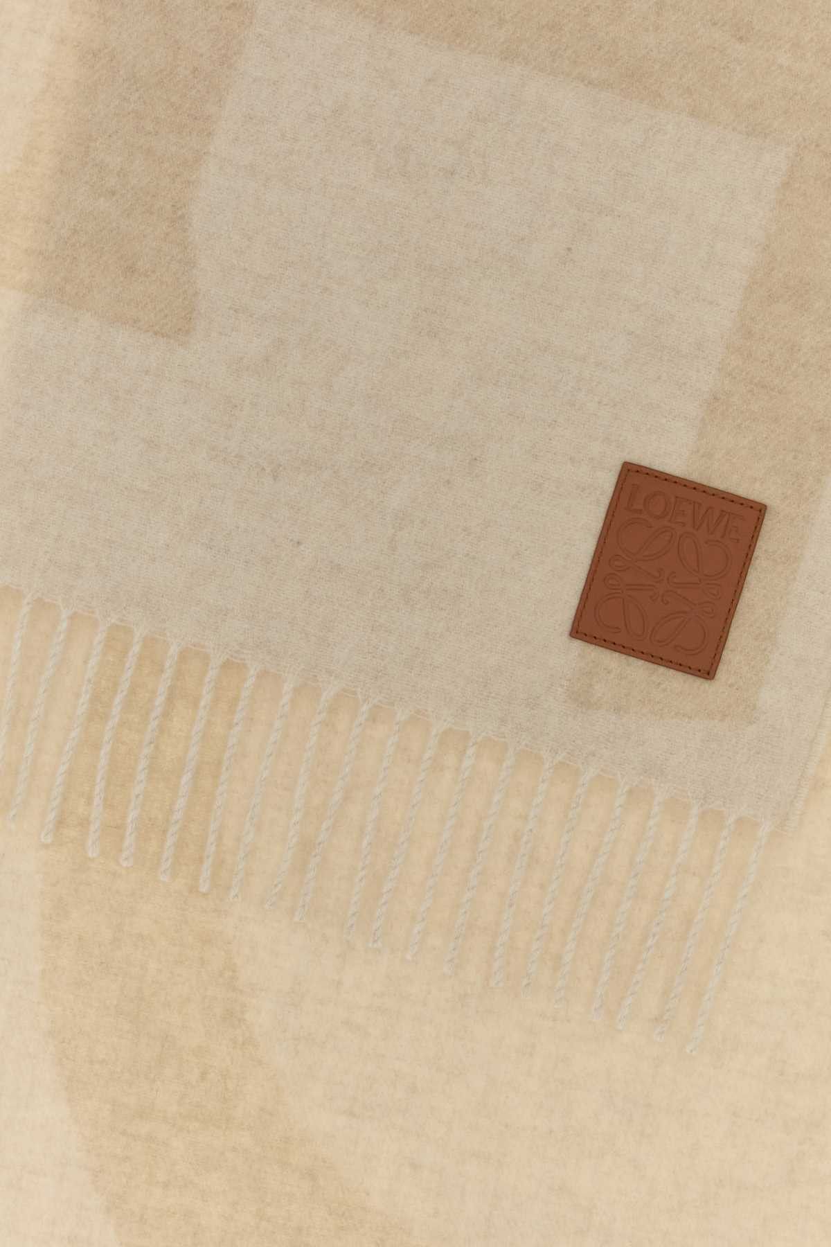 Loewe Embroidered Cashmere Scarf Size ONE SIZE - 2 Thumbnail