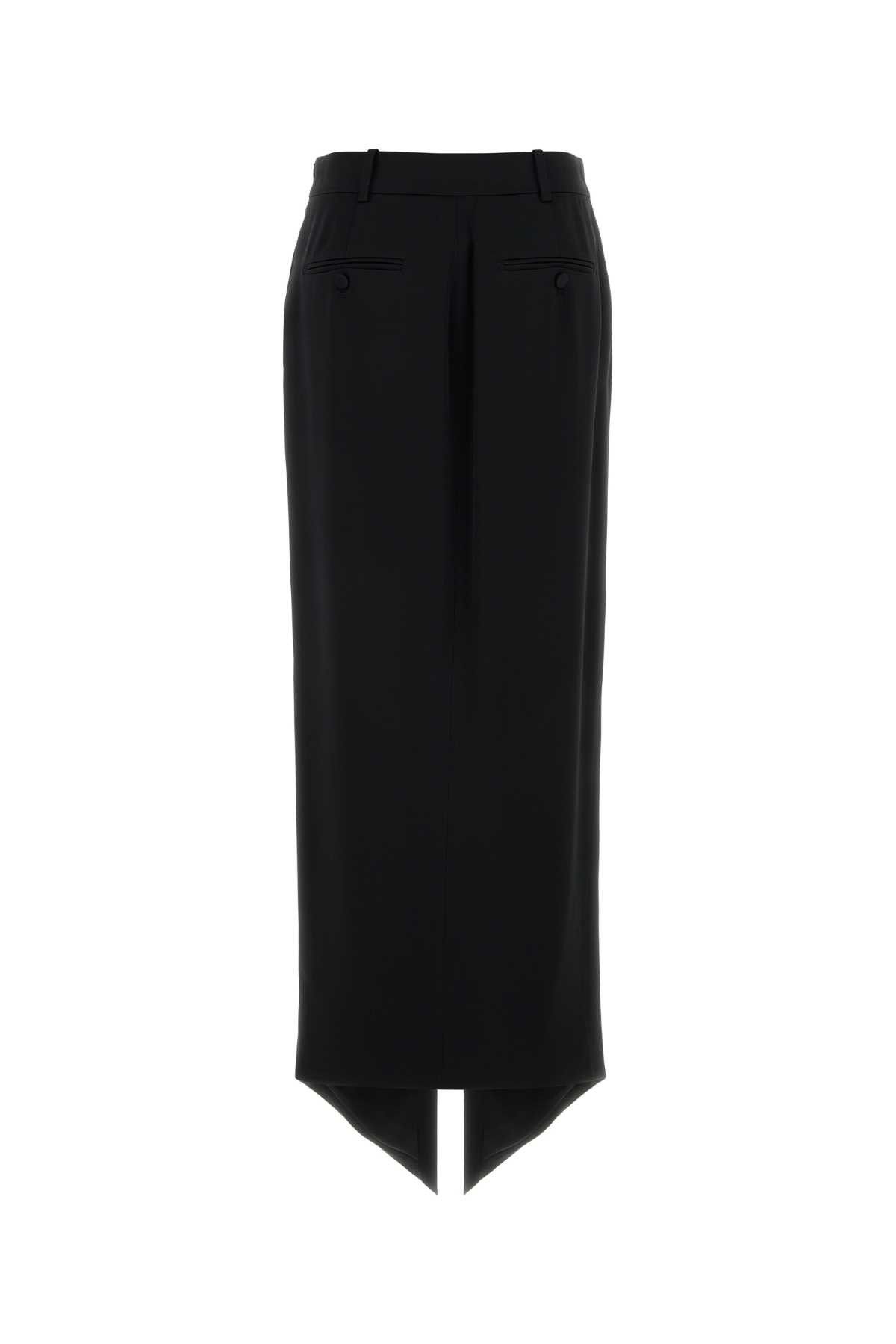 Tom Ford Black Satin Skirt Size 27" / US 4 / IT 40 - 2 Thumbnail