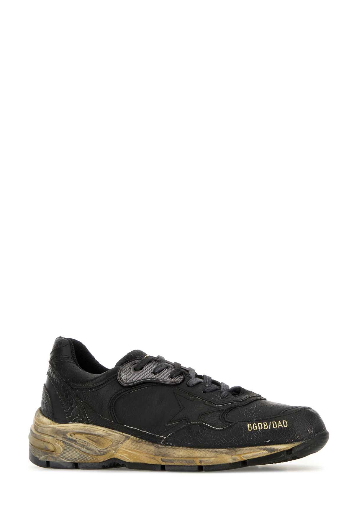 Golden Goose Charcoal Leather Running Dad Sneakers Size US 10 / EU 43 - 2 Thumbnail