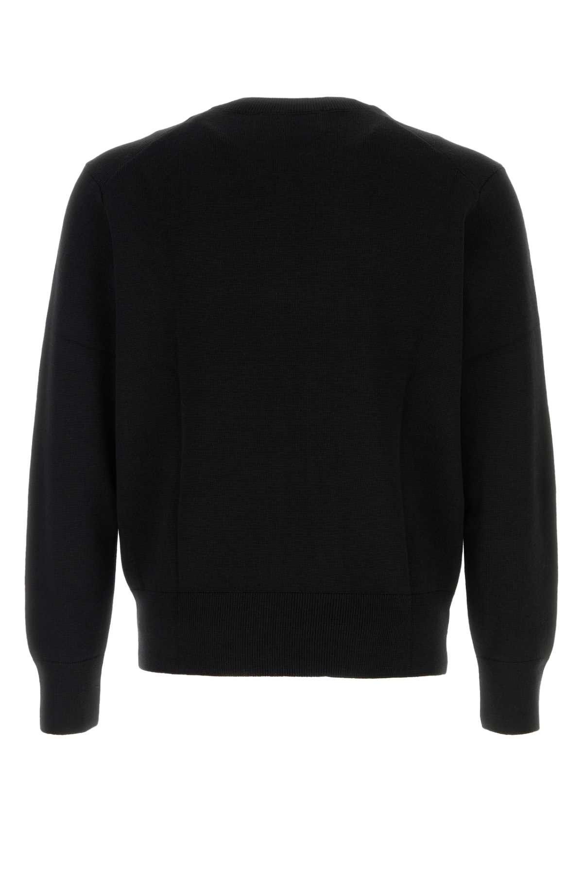 AMI Black Wool Sweater Size US XL / EU 56 / 4 - 2 Thumbnail