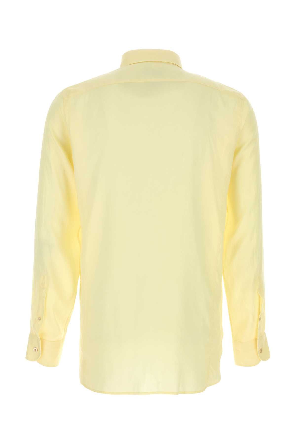 Tom Ford Yellow Lyocell Shirt Size US M / EU 48-50 / 2 - 2 Thumbnail