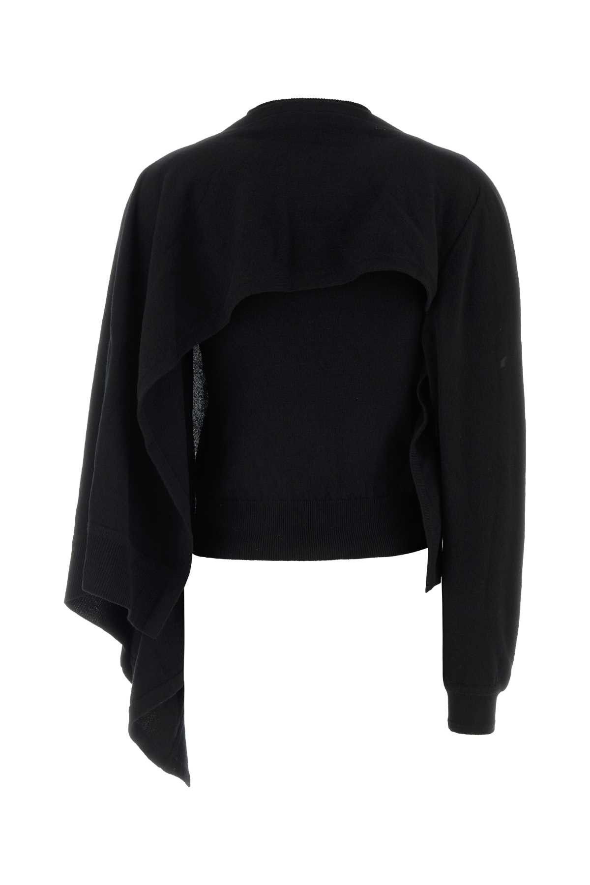 Jil Sander Black Wool Sweater Size XS / US 0-2 / IT 36-38 - 2 Thumbnail