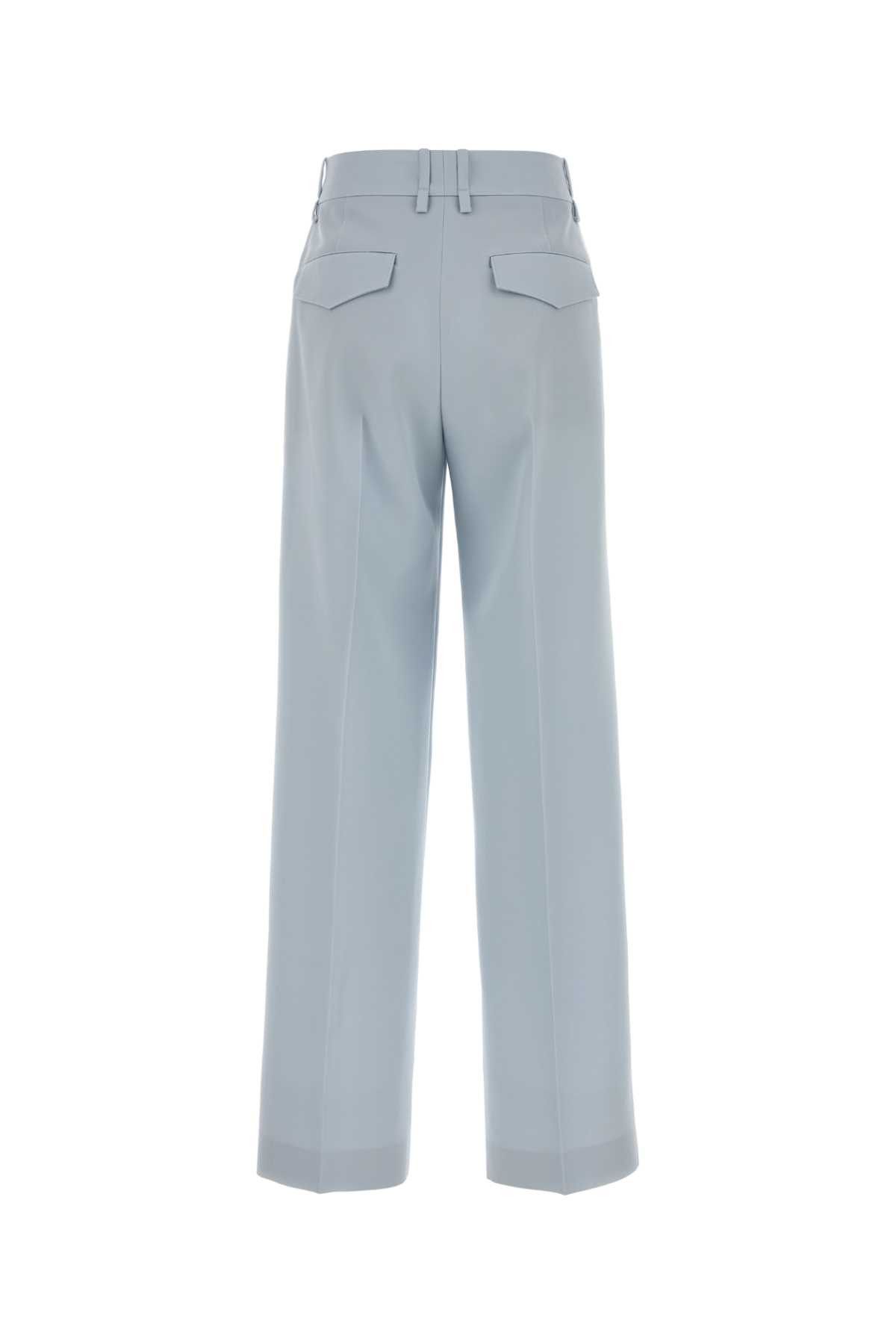 Jil Sander Pastel Light Blue Wool Palazzo Pant Size 27" / US 4 / IT 40 - 2 Thumbnail