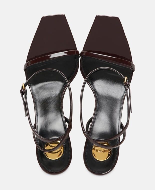 Saint Laurent Paris Lee 75 San Ankle strap sandals Size US 10 / IT 40 - 3 Thumbnail
