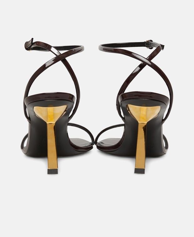 Saint Laurent Paris Lee 75 San Ankle strap sandals Size US 10 / IT 40 - 2 Thumbnail