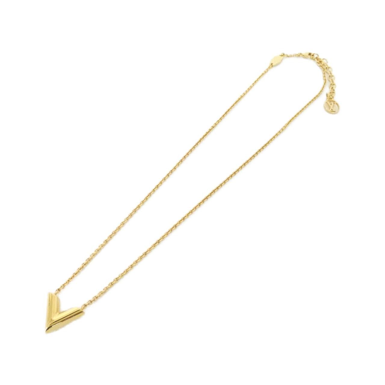 Louis Vuitton Louis Vuitton Louis Vuitton Essential V Necklace Precious Metal Necklace M61083 DUTY FREE for USA Size ONE SIZE - 2 Thumbnail