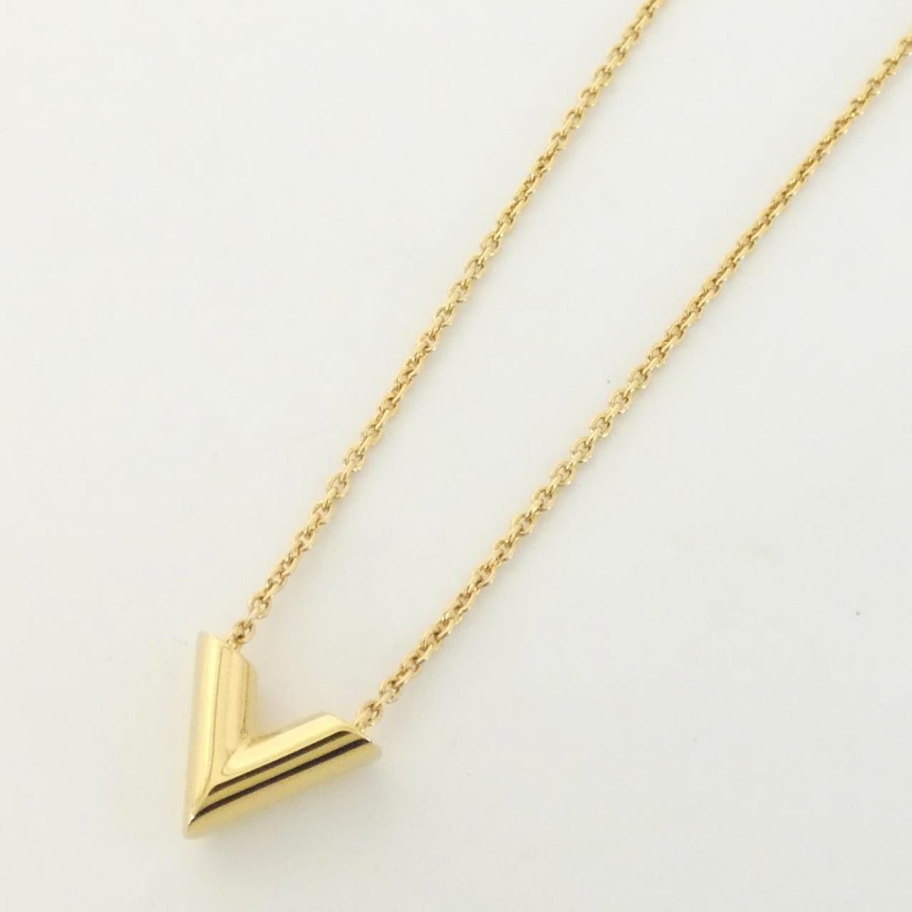 Louis Vuitton Louis Vuitton Louis Vuitton Essential V Necklace Metal Necklace M61083 DUTY FREE for USA Size ONE SIZE - 3 Thumbnail