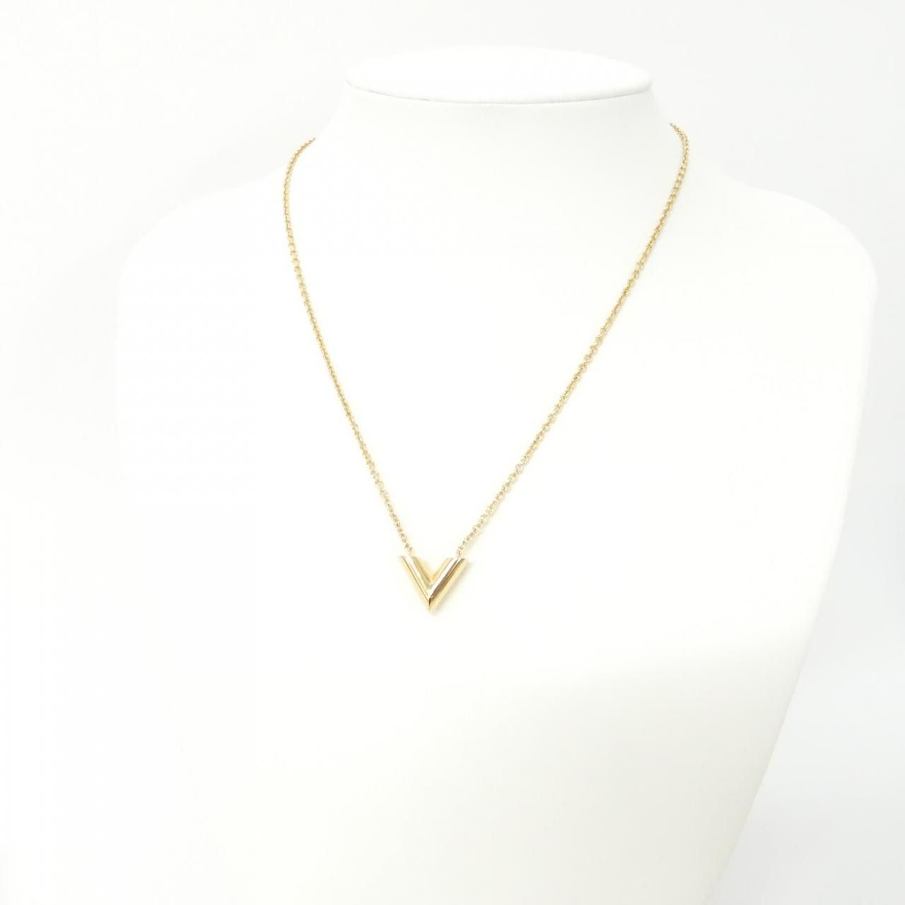Louis Vuitton Louis Vuitton Louis Vuitton Essential V Necklace Metal Necklace M61083 DUTY FREE for USA Size ONE SIZE - 6 Thumbnail