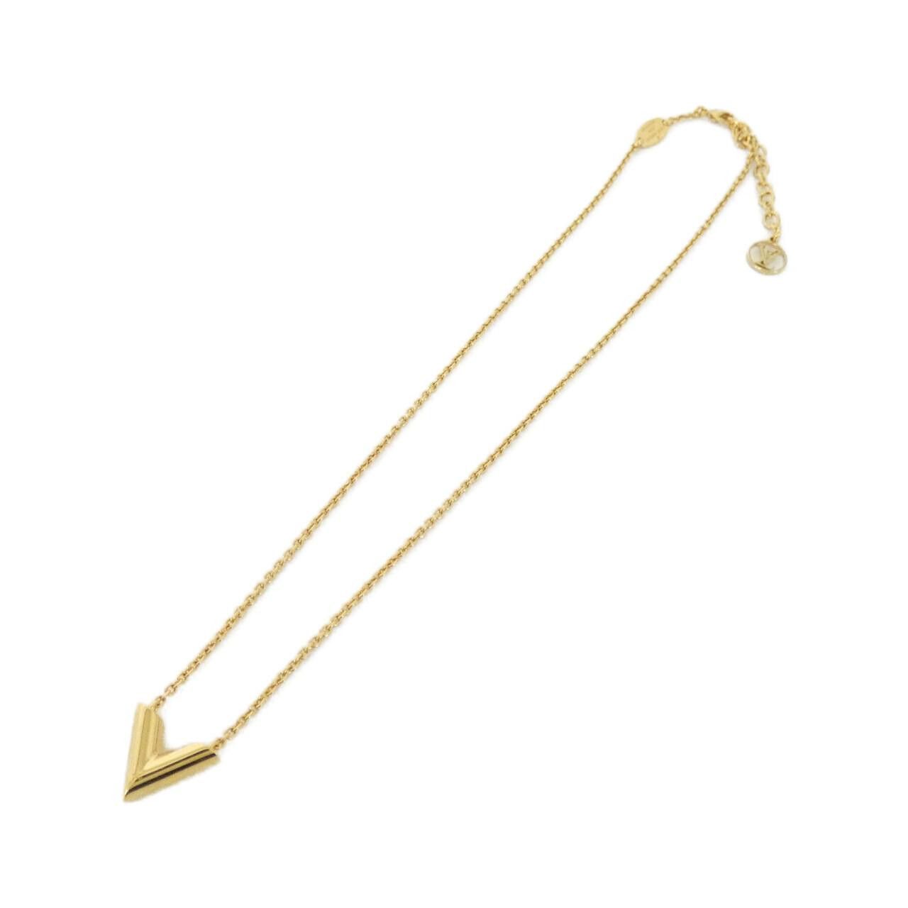 Louis Vuitton Louis Vuitton Louis Vuitton Essential V Necklace Metal Necklace M61083 DUTY FREE for USA Size ONE SIZE - 2 Thumbnail
