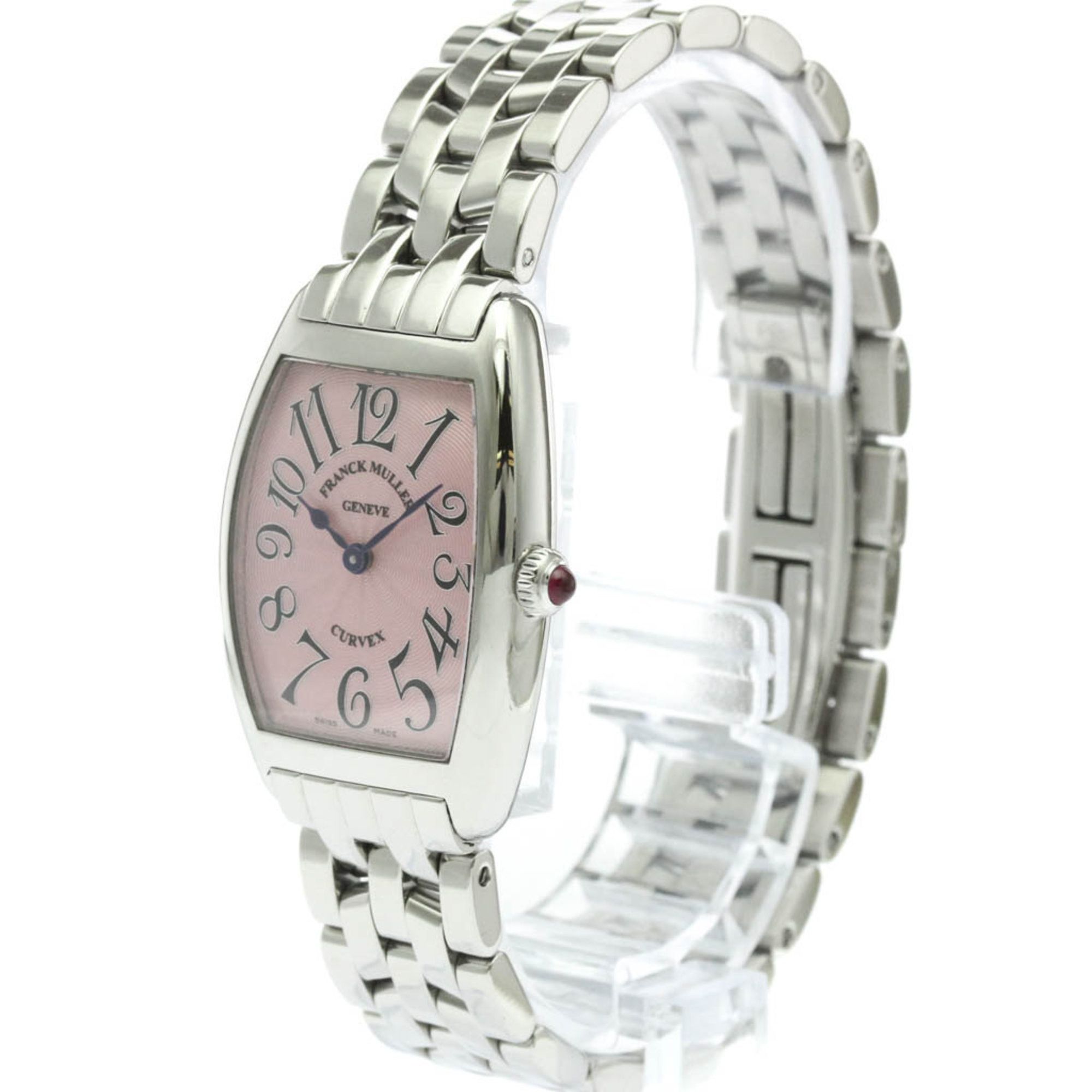 Franck Muller FRANCK MULLER Cintree Curvex Steel Quartz Ladies Watch 1752QZ Polished Size ONE SIZE - 2 Thumbnail
