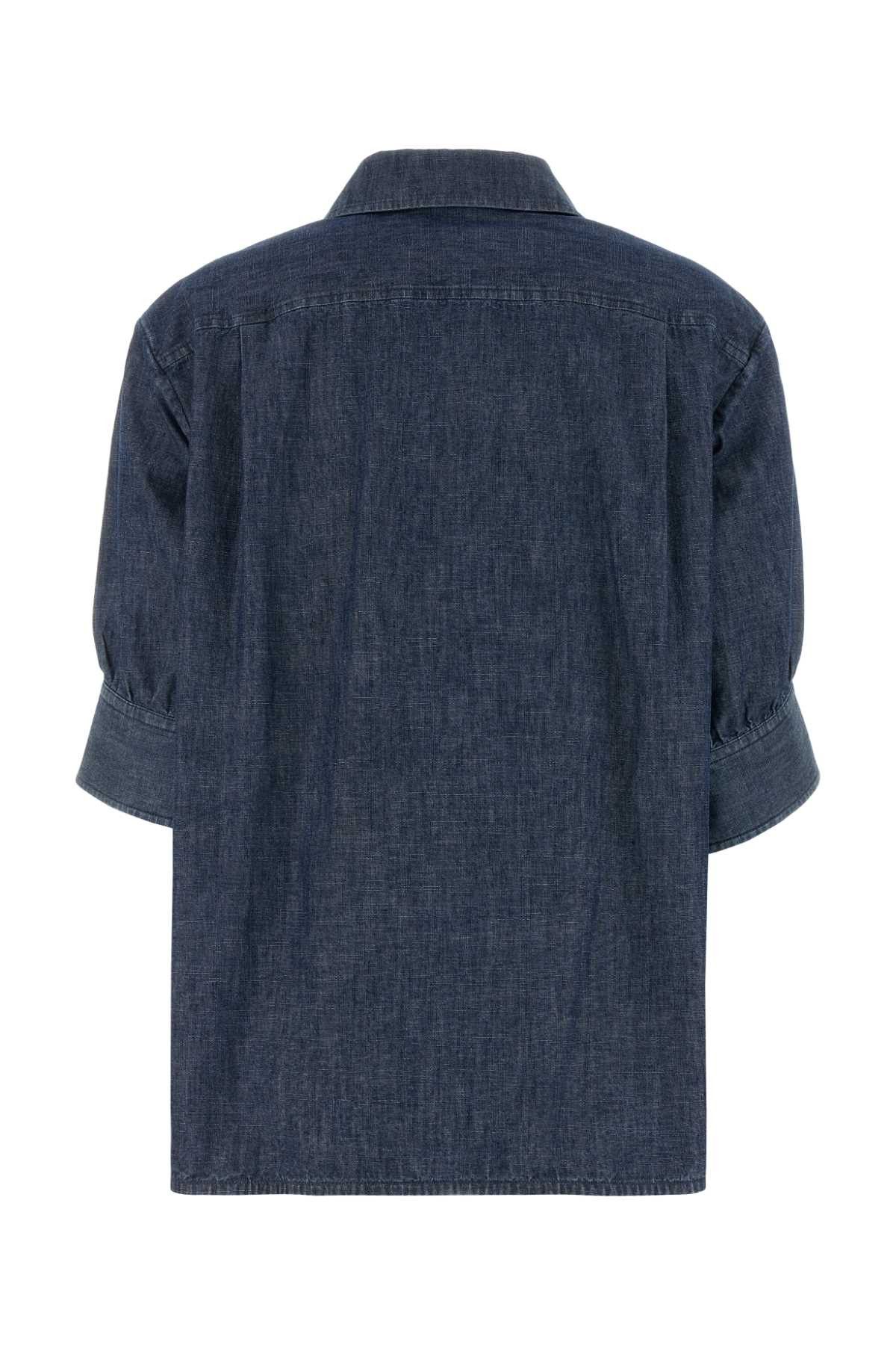 Jil Sander Denim Shirt Size S / US 4 / IT 40 - 2 Thumbnail