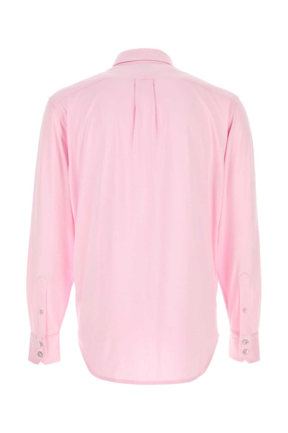 Tom Ford Pink Silk Blend Shirt Size US L / EU 52-54 / 3 - 2 Thumbnail