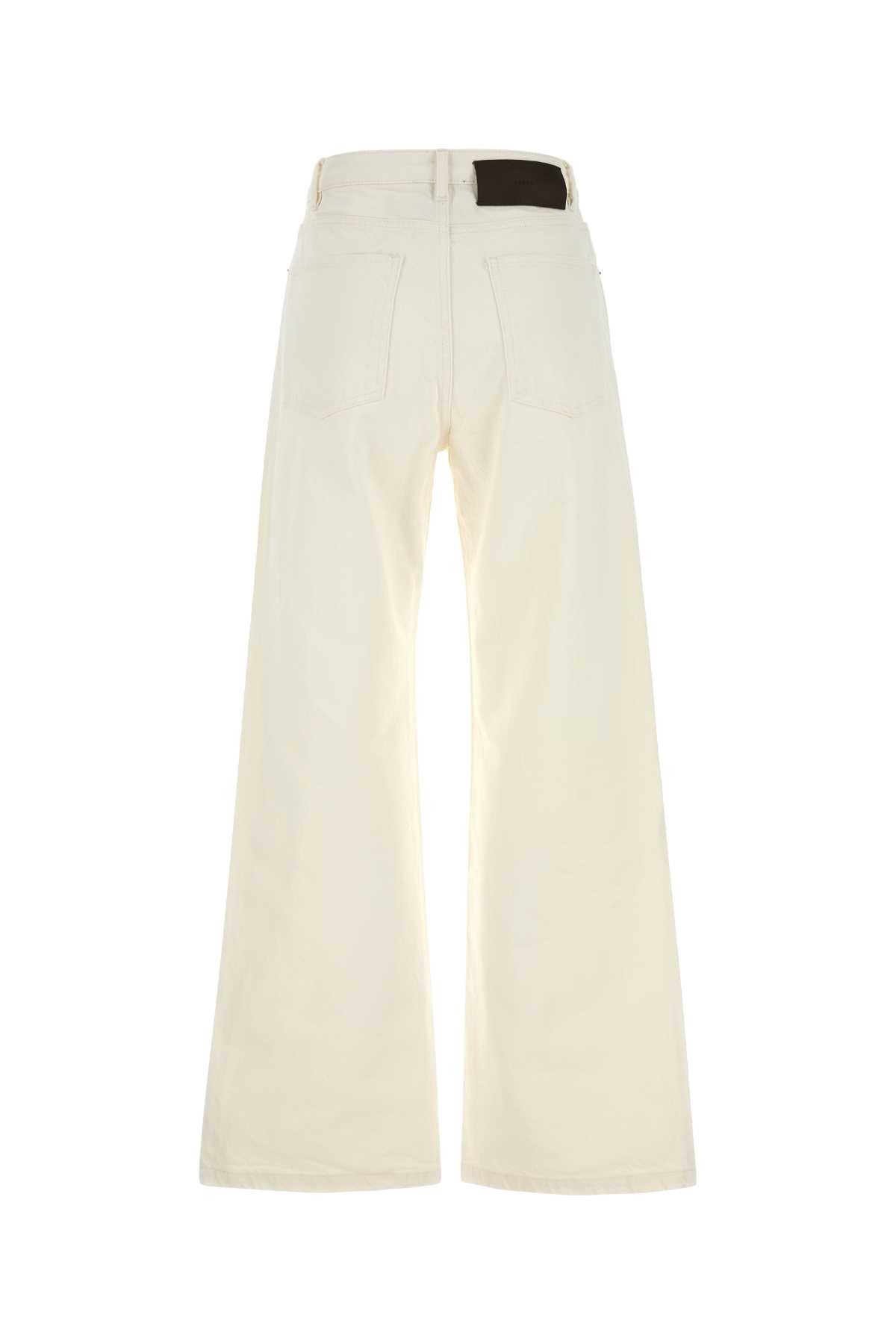 Soeur White Denim Calvin Wide-Leg Jeans Size 26" / US 2 / IT 38 - 2 Thumbnail