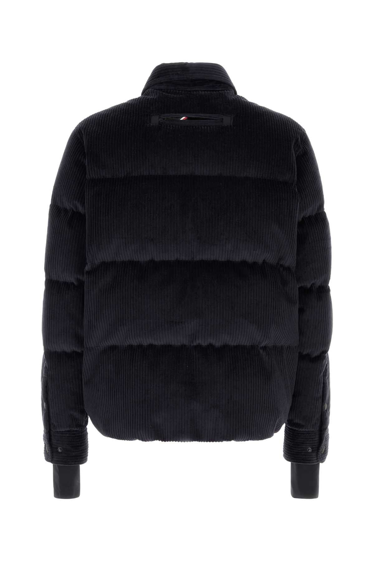 Moncler Grenoble Navy Blue Corduroy Elgon Down Jacket Size US XL / EU 56 / 4 - 2 Thumbnail