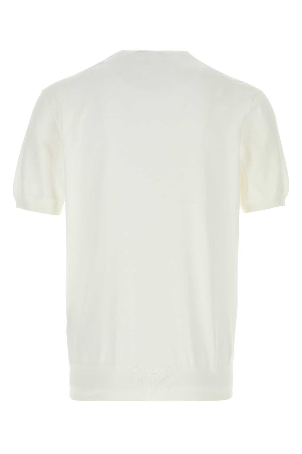 Tom Ford White Cotton Sweater Size US M / EU 48-50 / 2 - 2 Thumbnail