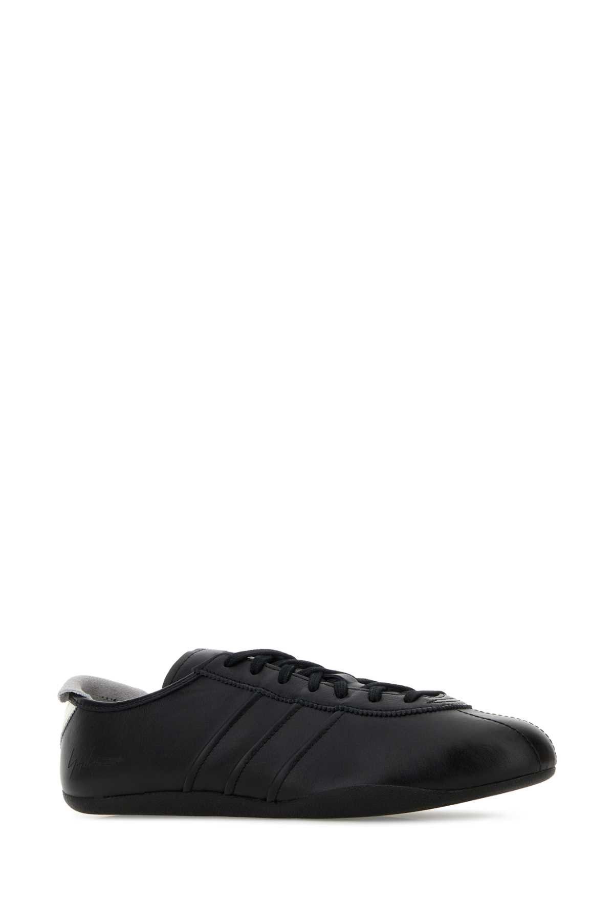Y-3 Black Leather Tokyo Sneakers Size US 11 / EU 44 - 2 Thumbnail