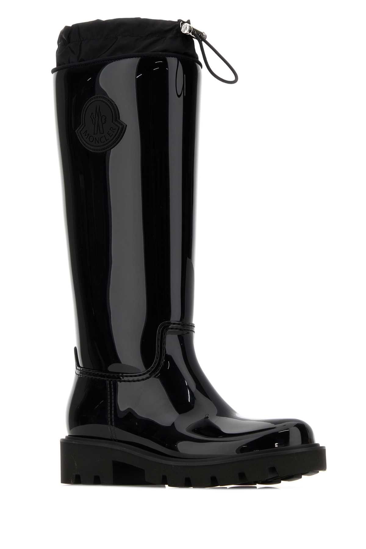 Moncler Black Rubber Kick Stream Boots Size US 7 / IT 37 - 2 Thumbnail