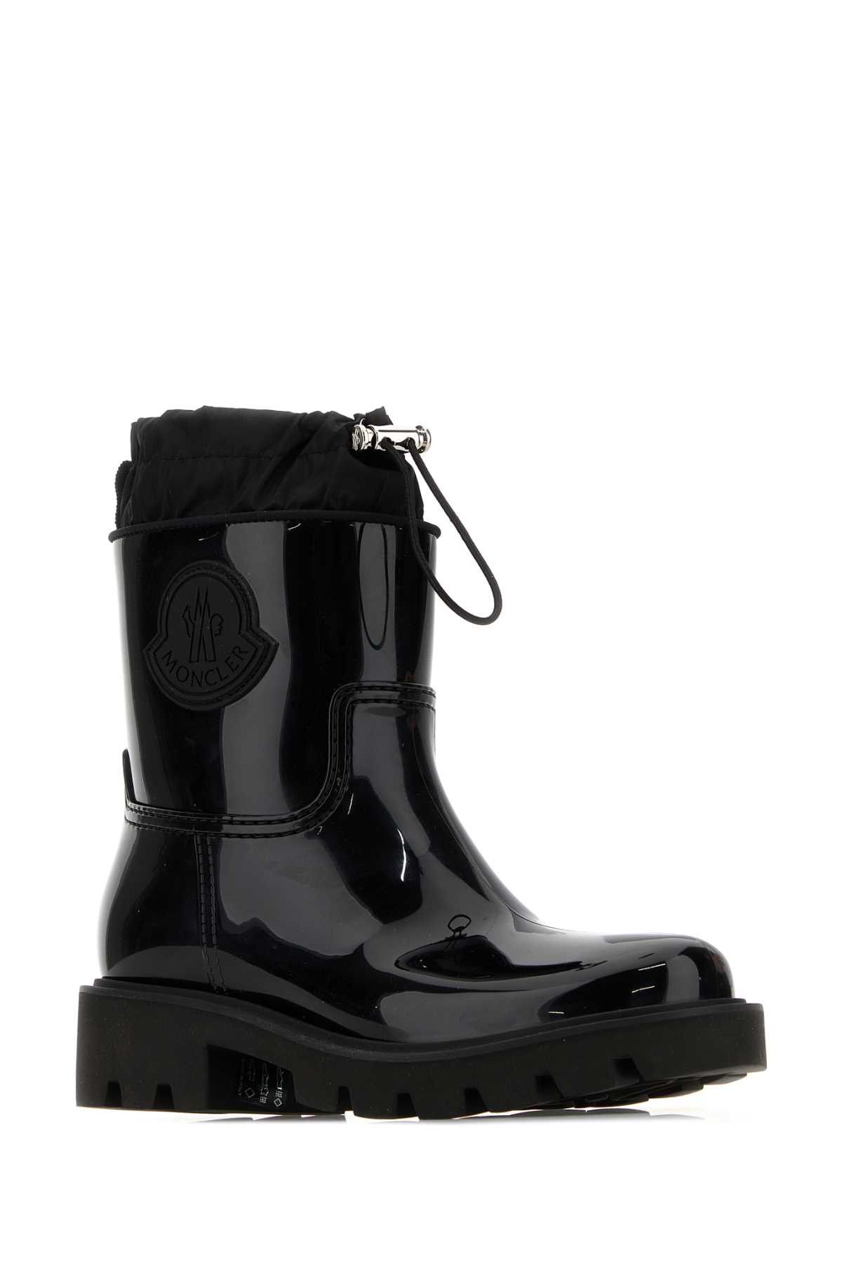 Moncler Black Rubber Kick Stream Ankle Boots Size US 6 / IT 36 - 2 Thumbnail