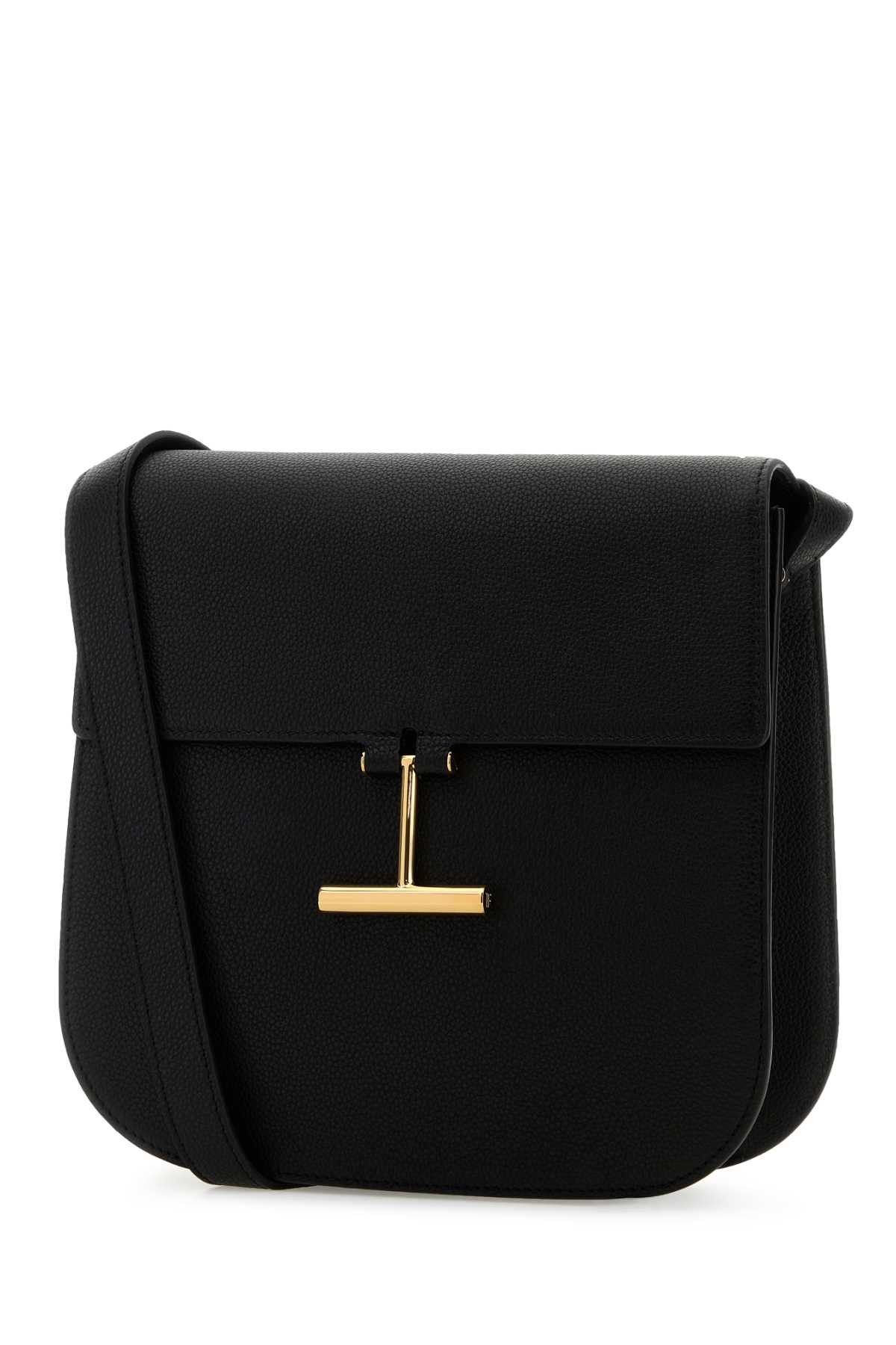 Tom Ford Black Leather Crossbody Bag Size ONE SIZE - 2 Thumbnail