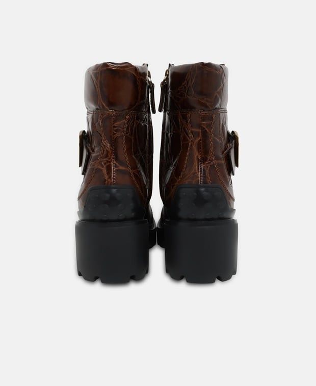 Lace-up ankle boot